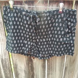 ❤Gap Linen Blend Flower Drawstring Shorts Size 10